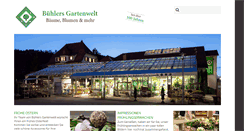Desktop Screenshot of buehlers-gartenwelt.de